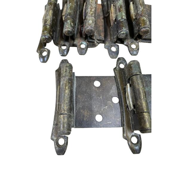 Vintage Quick Snap 2.8 Inch Cabinet Door Hinges Set of 20 Good Used Condition - Picture 2 of 5